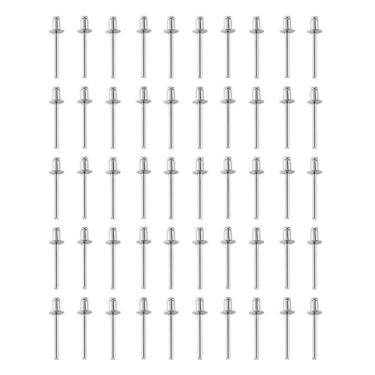 Imagem de Acessórios de rebite versáteis rebites cegos rebites de alumínio à prova d'água rebites de extremidade fechada vários tamanhos e kits ideais para reparos de automóveis e móveis DIY e fixadores de