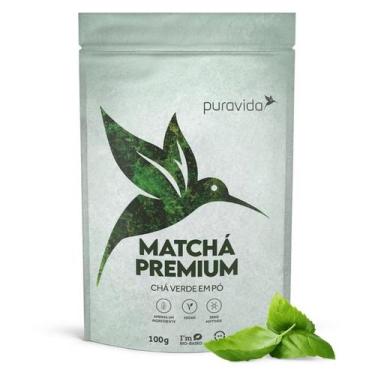 Imagem de Matchá Premium 100g Chá Verde em Pó - Puravida