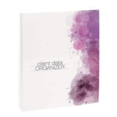 Imagem de Fromm Fichário organizador de dados do cliente para cabeleireiros, spas, salões, livro de registro de clientes com divisórias alfabetizadas, cartões de perfil vendidos separadamente, 19 x 23 cm