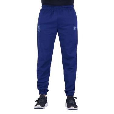 Imagem de Calça Umbro Santos Viagem 2024/25 Masculina - Marinho P-Masculino