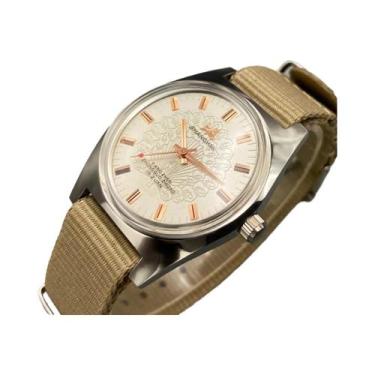 Imagem de Relógio Mecânico Masculino De 36MM Em Aço Inoxidável À Prova d'Água De