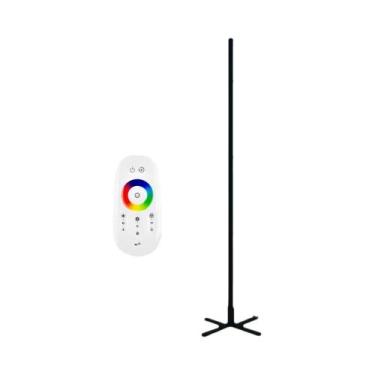 Imagem de Luminária De Piso Inteligente De 180CM RGBIC Com Controle Remoto Tuya,