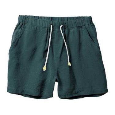 Imagem de Short de Linho Premium Bermuda Masculina Moda Praia Luxo-Masculino