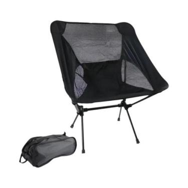 Imagem de Cadeira De Praia Portátil E Dobrável Para BBQ, Viagens, Caminhadas E P