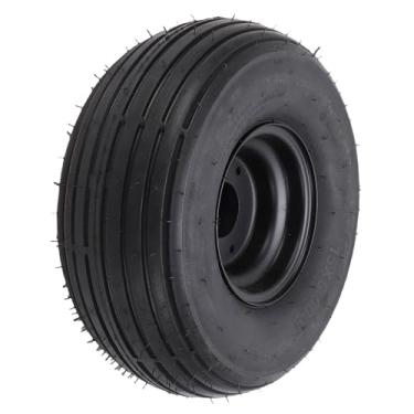 Imagem de Acouto Pneu para Cortador de Grama 15x6,00 6, Ajuste Universal para Cortador de Grama e Trator de Jardim, Padrões de Piso Especialmente Projetados Com Excelente Tração e Estabilidade