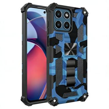 Imagem de Eilkmcre Capa para Motorola Moto G Power 5G 2026, capa de telefone com design de camuflagem com suporte embutido, capa protetora camuflada de grau militar resistente à prova de choque para Moto G