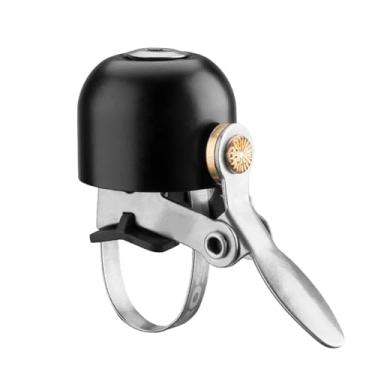 Imagem de Buzina retrô de bicicleta, sino de latão vintage, anel portátil, qualidade de som claro, acessórios de ciclismo de estrada mtb(2016-1ABK)