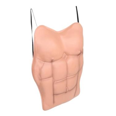 Imagem de LIFKOME Body masculino realista com músculos falsos, material de EVA, abdômen para festas de Halloween e cosplay