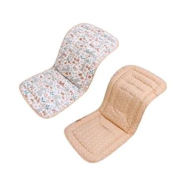 Imagem de Almofada De Algodão Macia Para Carrinho De Bebê, Assento Para Quatro E