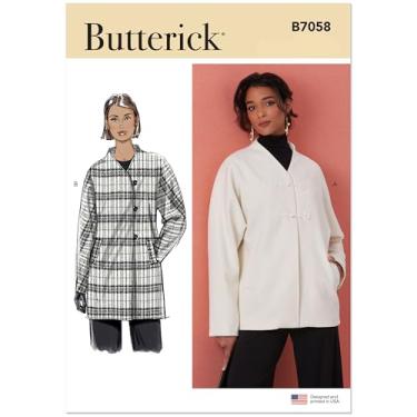 Imagem de Butterick Padrão B7058 Jaqueta feminina em dois comprimentos