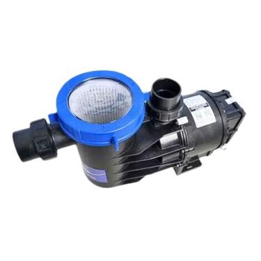 Imagem de Motobomba Piscina 1,0 Cv Syllent Autoescorvante Silenciosa, Preto/Azul