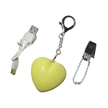 Imagem de Generic Bolsa leve com luz de toque, portátil e elegante, com chaveiro, perfeita para atividades ao ar livre, Dia dos Pais, viagens, decoração de quarto de, Amarelo