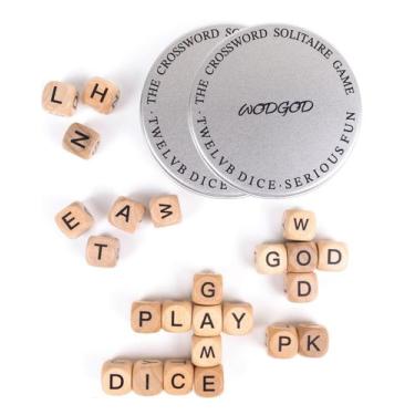 Imagem de Conjunto de jogos de dados de palavras cruzadas O conjunto de jogos de