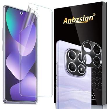 Imagem de Anbzsign (Pacote com 2 + 2 para Xiaomi Redmi Note 15 5G Protetor de Tela Flexível e Protetor de Lente de Câmera, Anti-riscos 3D Touch Compatível com Capa