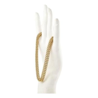 Imagem de Pulseira Feminina Lacraia 8.5 19 Cm Ouro 18k Certificado Gar - JOIE JO