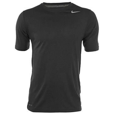 Imagem de Nike Camiseta masculina Legend Dri-Fit Poly manga curta gola redonda, Anthracite, XXL