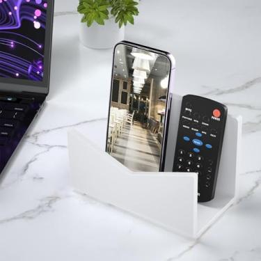 Imagem de Generic 2 pacotes de acrílico organizador de correio suporte de correio pasta de arquivo vertical e organizador de cartas rack de envelope de mesa para escritório em casa escola (branco)