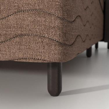 Imagem de Base Box Solteiro Probel Oregon Tela Marrom (88x188x26cm)