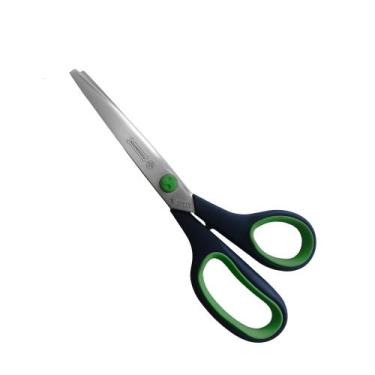 Imagem de Tesoura Cushion Soft Picotar Lâmina Aço Inox Cabo Polipropileno Azul c