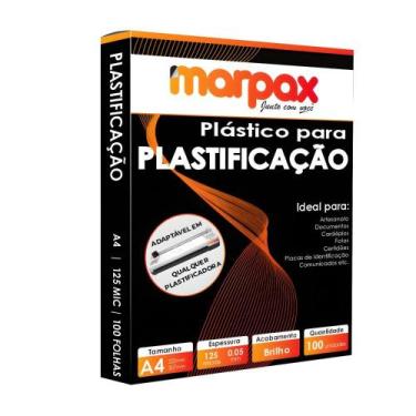 Imagem de Polaseal Plástico para Plastificação A4 220x307x0,05mm 100un - Marpax