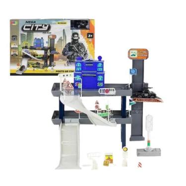 Imagem de Posto de comando divertido com pista e carrinho luz e som - BBR Toys, 