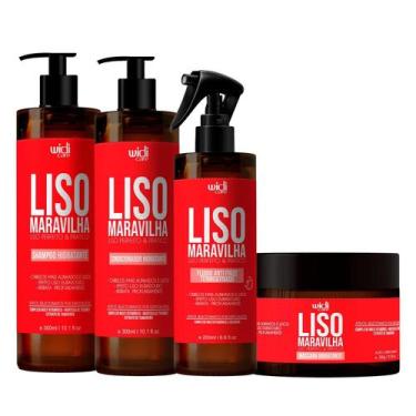Imagem de Kit Widi Care Liso Maravilha com 4 Itens