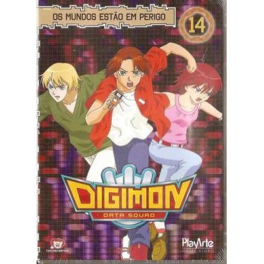 Imagem de DVD Digimon Volume 14 Os Mundos Estão em Perigo Original - PlayArte