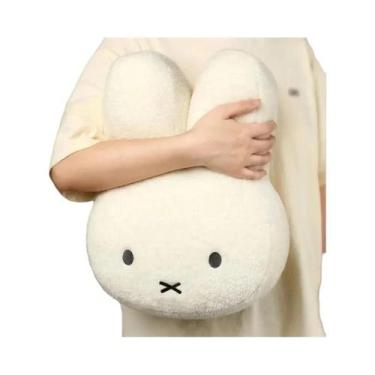 Imagem de Brinquedo De Pelúcia Miffy Com Olhos Pretos, Almofada Macia Kawaii Par