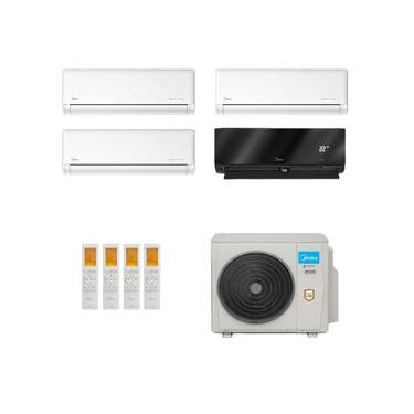 Imagem de Ar-Condicionado Multi Split Inverter Midea 42.000 (1x Evap HW 9.000 + 2x Evap HW 12.000 + 1x Evap HW 24.000) Quente/Frio 220V