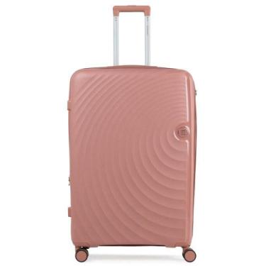 Imagem de Mala Pequena 10kg Polipropileno 4 Rodas Cartagena Rosé - Bagaggio, Ros