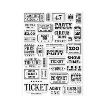 Imagem de Carimbos Transparentes De Silicone Para Manchas De Café Grandes, 8,3x5