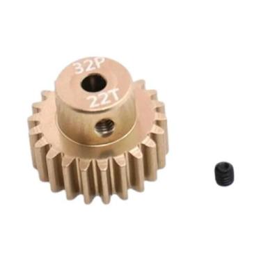 Imagem de Engrenagem De Alumínio 1/10 Para Carro RC Traxxas 3.175mm Metal Para M