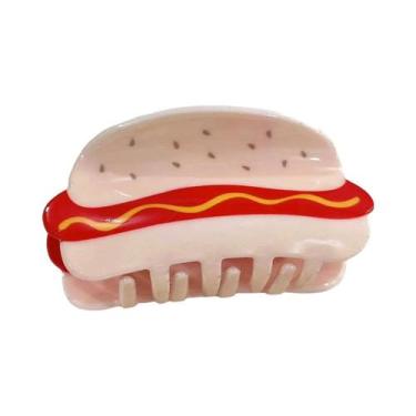 Imagem de Presilha De Cabelo Criativa Em Formato De Saborosa Simulação De Comida