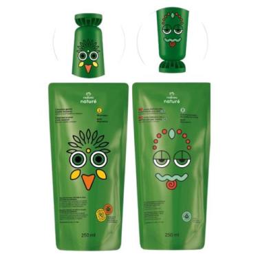 Imagem de Kit Naturé Cabelos Cacheados e Crespos Shampoo + Cond Refil - Natura