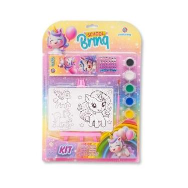 Imagem de Kit escolar guache - polibrinq -, UNICÓRNIO