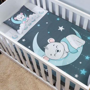 Imagem de Jogo de Lençol 2 Peças Bebê Berço Americano Nacional Infantil Bebês Fr