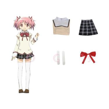 Imagem de Fantasia De Cosplay De Uniforme Escolar Madoka Magica Para Mulheres Ad