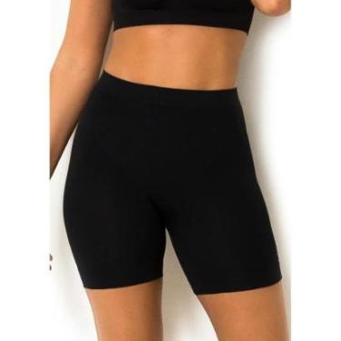 Imagem de Bermuda Feminina Modeladora Trifil 1301 Preto-Feminino