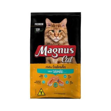 Imagem de Ração Magnus Premium Gatos Adultos Castrados Salmão 20kg
