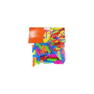 Imagem de Brinquedo Blocos de Montar PINOS ENCANTADOS - Solapa 100 PÇ - Crie E B
