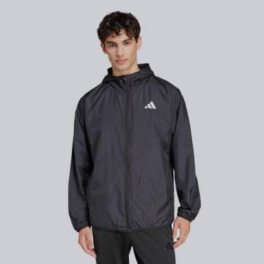 Imagem de Jaqueta Adidas Corta-Vento Essentials BL Preta, G