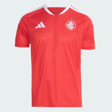 Imagem de Camisa Adidas Internacional I 2026 Vermelha, GG
