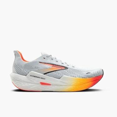 Imagem de Tênis Brooks Hyperion Max 2 Feminino Cinza/Laranja-Feminino