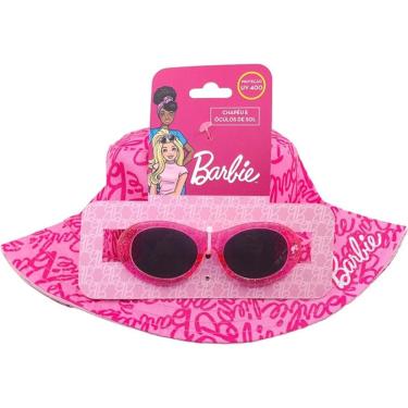 Imagem de Kit Chapeu Infantil e Oculos de SOL Barbie TOYNG