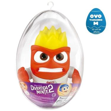 Imagem de Boneco NO OVO Raiva 22CM Coleçao Divertida Mente II Lider