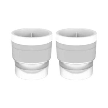 Imagem de Forma De Gelo Empilhável De Silicone Grau Alimentício Para Coquetéis E