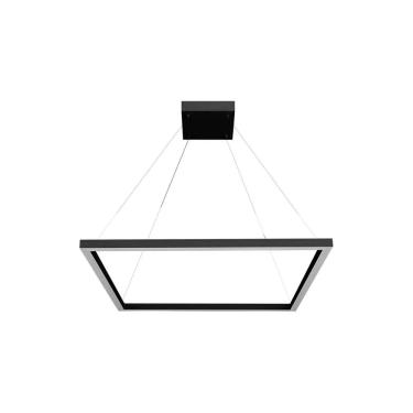 Imagem de Pendente Perfiline Quadrado Preto 40cm Led 30W 3000K Bivolt