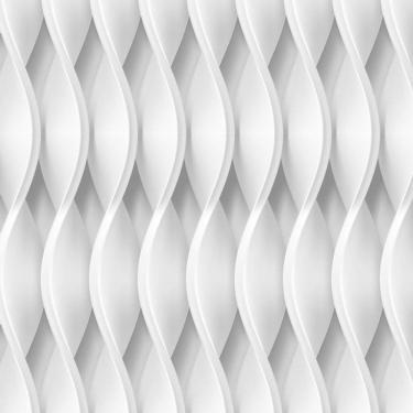 Imagem de Papel De Parede 3D Ondas Vertical Geometrico Adesivo Lavavel