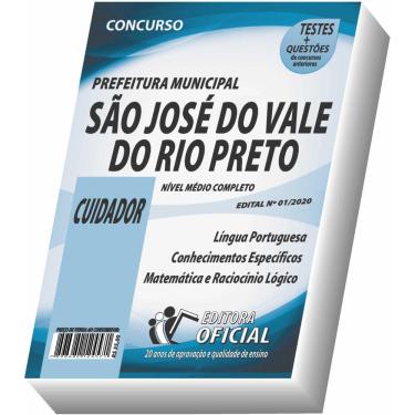 Imagem de Apostila São José Do Vale Do Rio Preto - Cuidador