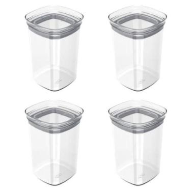 Imagem de Pote Mantimentos Hermético Block 1 Litro Martiplast Ou - Natural, UNIC